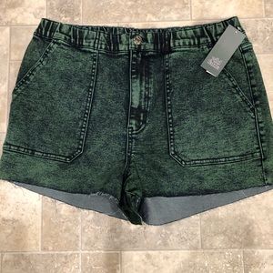 Wild Fable High Waisted Pull On Denim Shorts